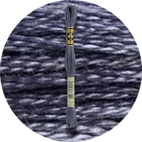 DMC Mouliné Spécial 25 Broderigarn, Ensfarvet, Neutrale nuancer